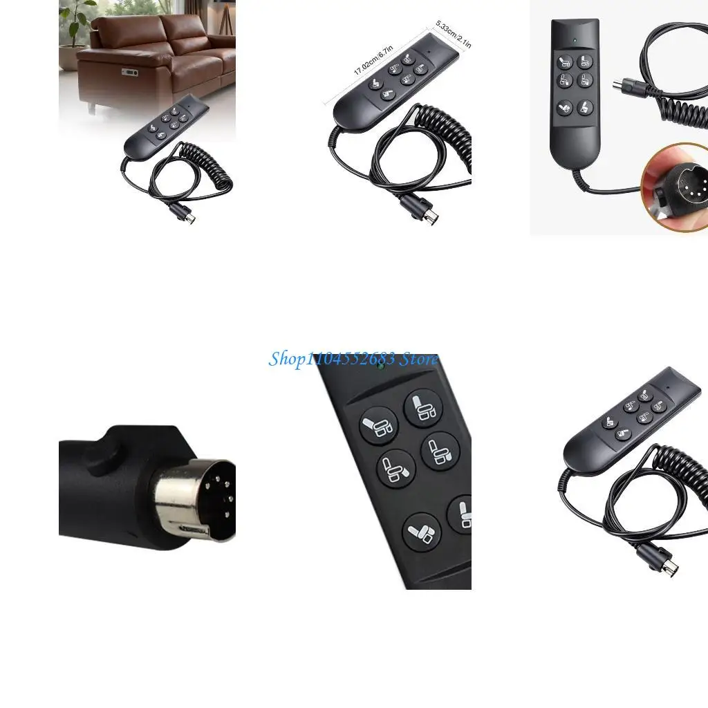 

Y6GD Электрический контроллер кнопки подъема Стулка 6 кнопка 5 штифтов ручной переключатели