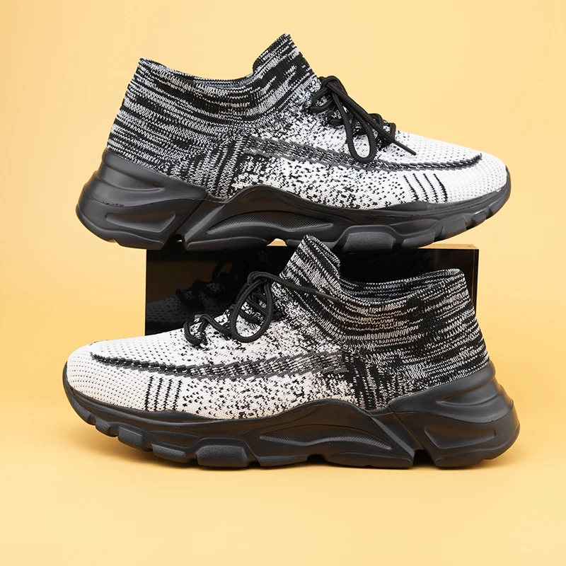 

Men Sports Shoes Breathe Mesh Lightweight Lace Up Flat Casual Tennis Shoes Couples Outdoor Non Slip Running Shoes for Men