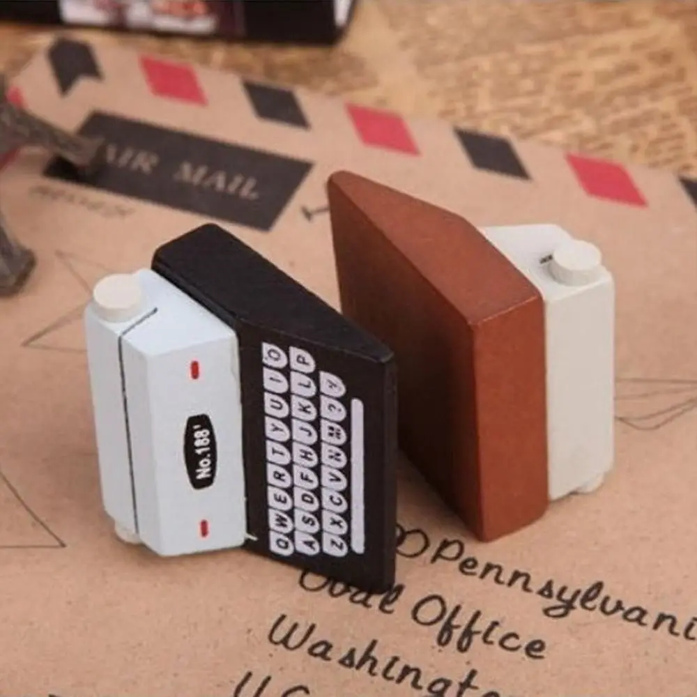 

Wooden Typewriter Clips Photo Clip Pictures Holder Paper Holder Note Memo Card
