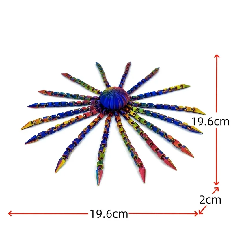 3D Printed Realistic Jellyfish Figurine Articulated Home Decor Table Centerpiece Desk Toy For Kids Birthday Gift