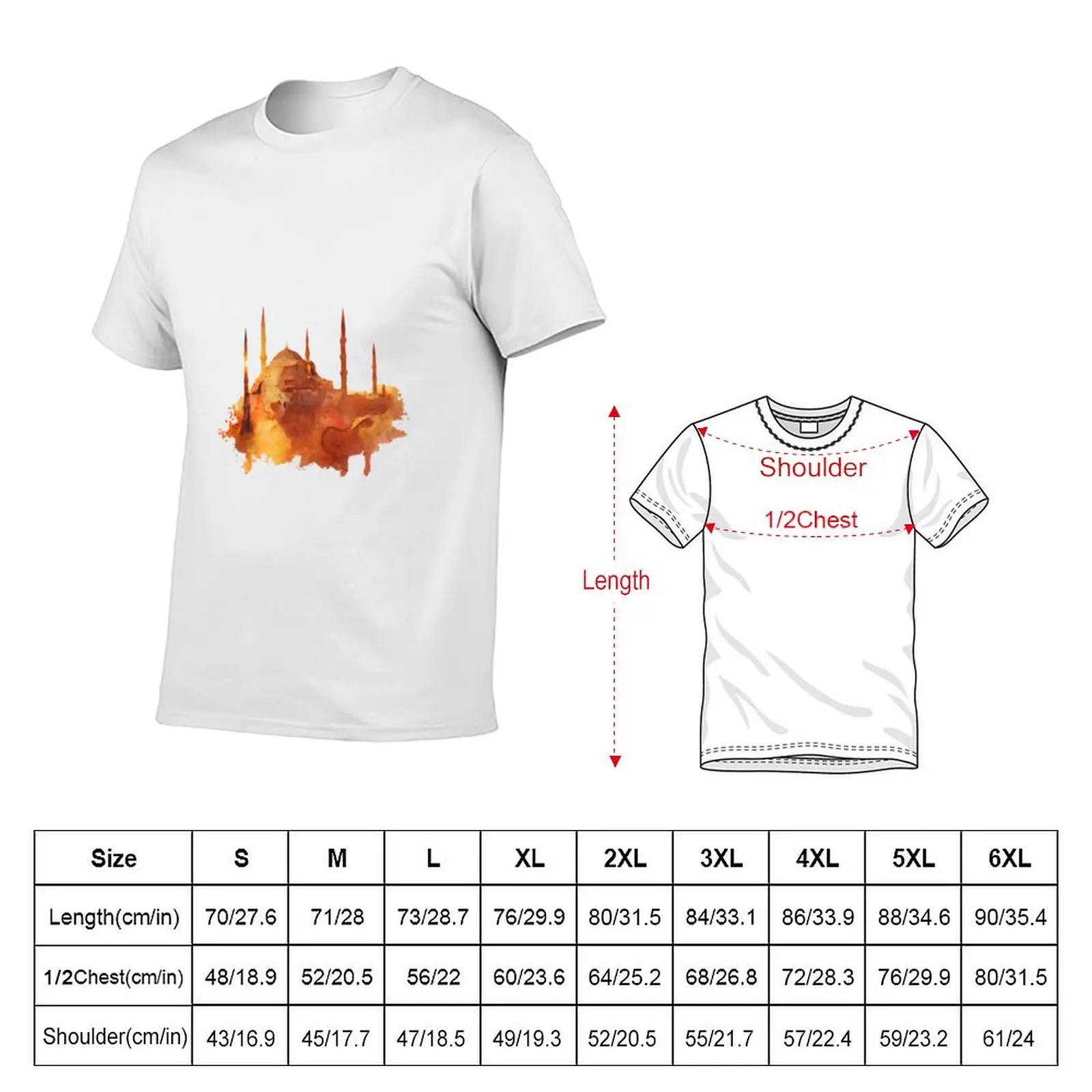 Sultan Ahmed Mosque (Blue Mosque) T-Shirt t shirts designer funny t shirts dark humor T-Shirt