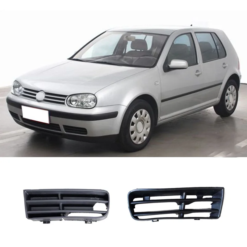 Car Fog Lights Front Bumper Lower Grille for VW Golf MK4 GTI Variant 4 Motion 1998-2006 Racing Grills Cover Accessories