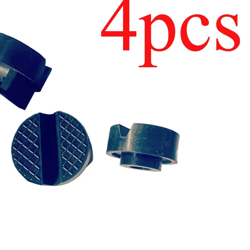 

4pcs Car Lift Jack Stand Rubber Pads V-groove Car Jack Rubber Pad Anti-slip Rail Protector Support Block Heavy Duty for Car Lift