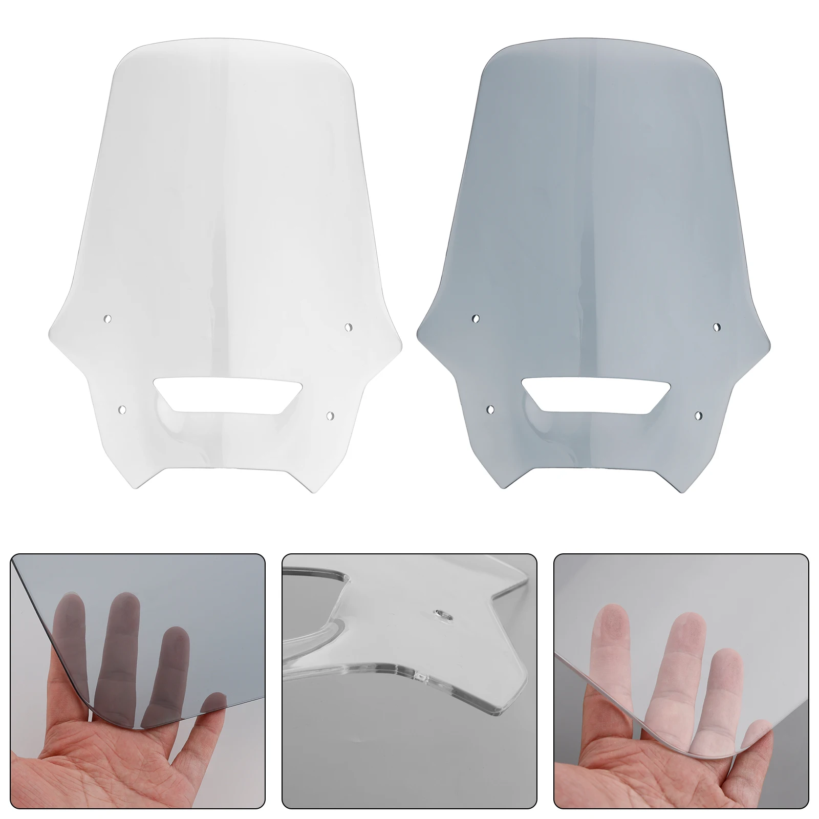 Topteng Windshield WindScreen fit for HONDA NX400 2024 NX500 2024-2025
