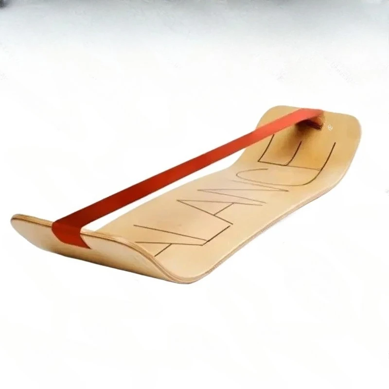 Yoga Balance Board Pilates Fitness Exercises Weaving Straps Simulated Surfing Ski Training Board