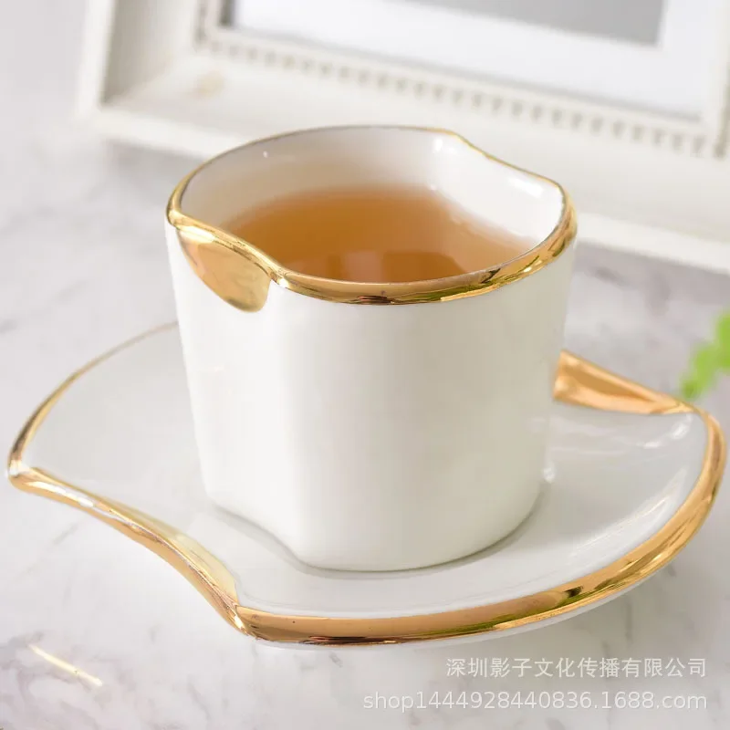 

Coffee Cup with Saucer Tea Cup Bone China Perfect for Daily Use Afternoon Tea and Home Table Decor