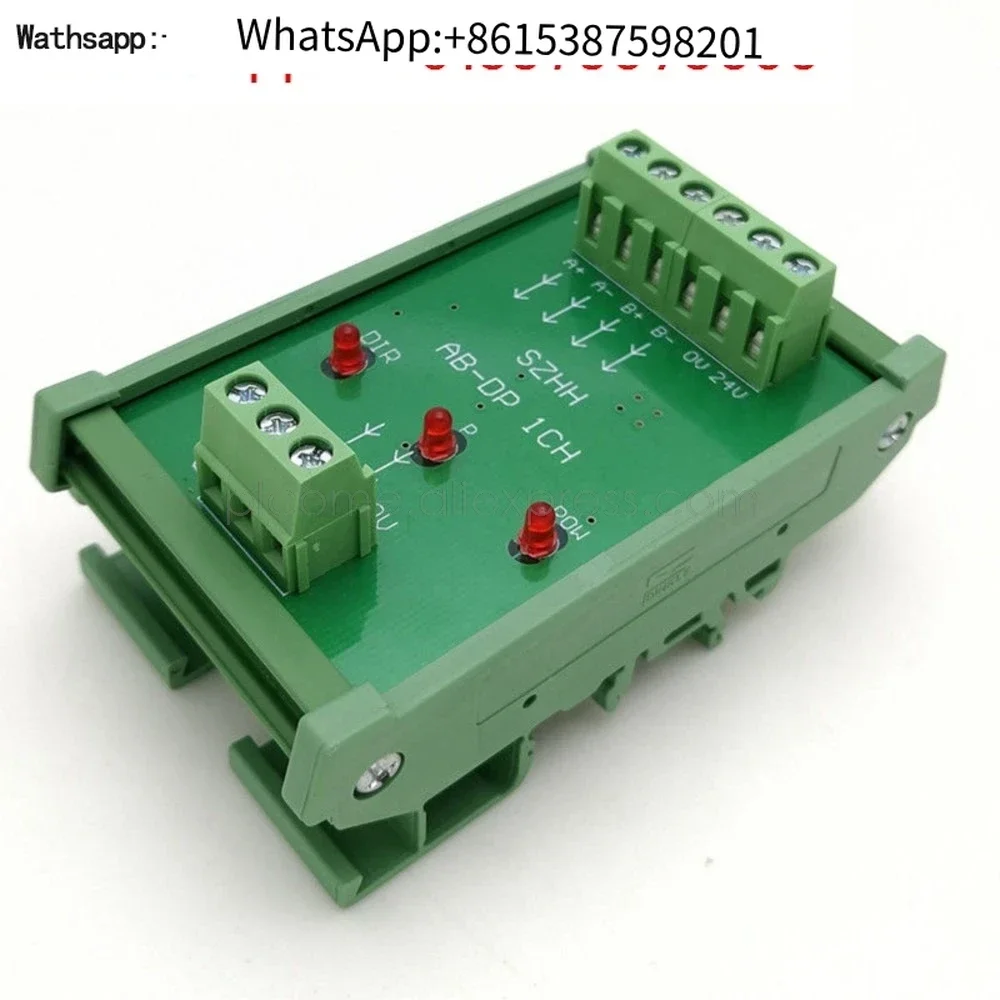 

BBConverter Terminal Module Quadrature Signal AB 90° Phase NPN PNP To Pulse With Direction 24V For Drive Stepper Servo
