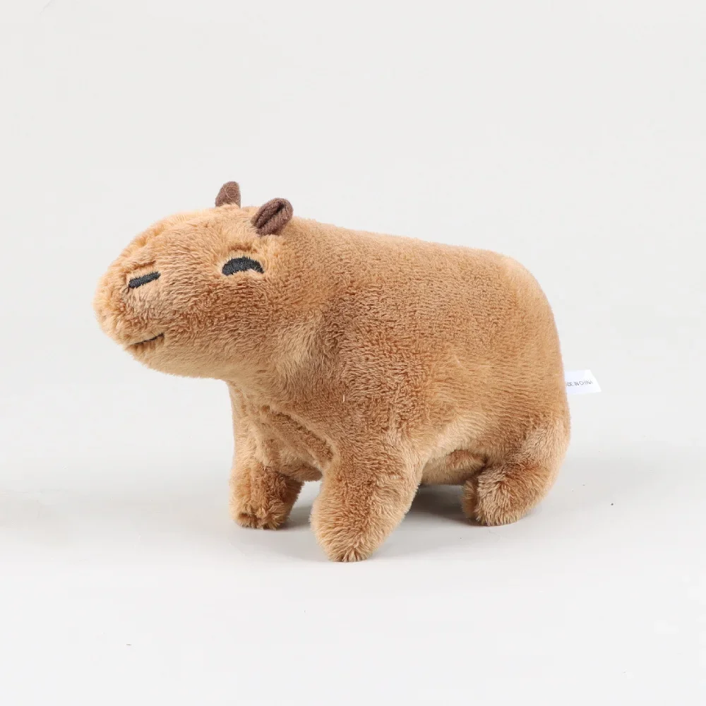 Simulatie Pluizige Capibara Pluche Knuffels Speelgoed Zachte Poppen Echte Leven Capibara Poppen Kinderen Speelgoed Peluche Kerstcadeau 18 cm