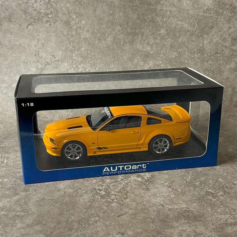 AUTOART 1/18  SALEEN  MUSTANG  S281  (ORNAGE) Sports car Car model Static ornament Metal material Send to a friend Holiday gift