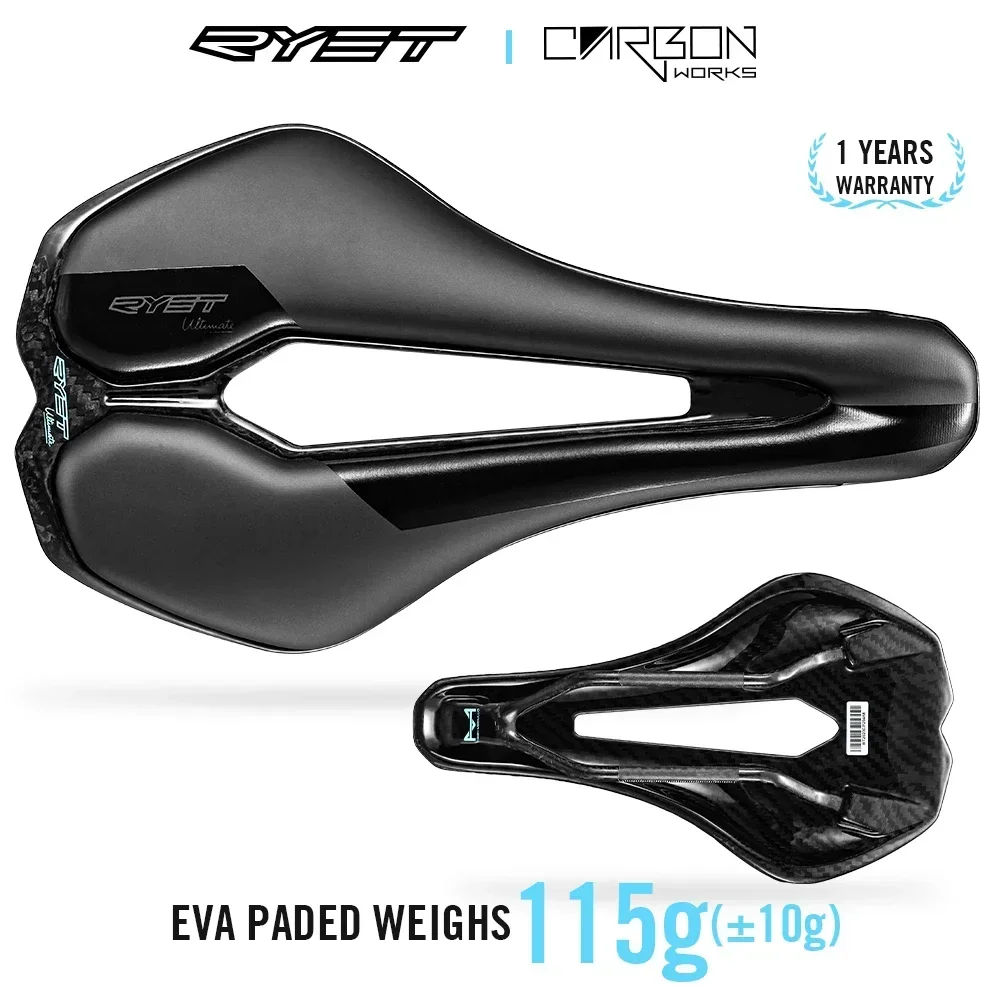 

RYET Ultralight Seat Parts Bicycle Saddle Accessories For Road MTB Bicycle Saddle 7x9mm Flat Track Carbon 3D/EVA Printed