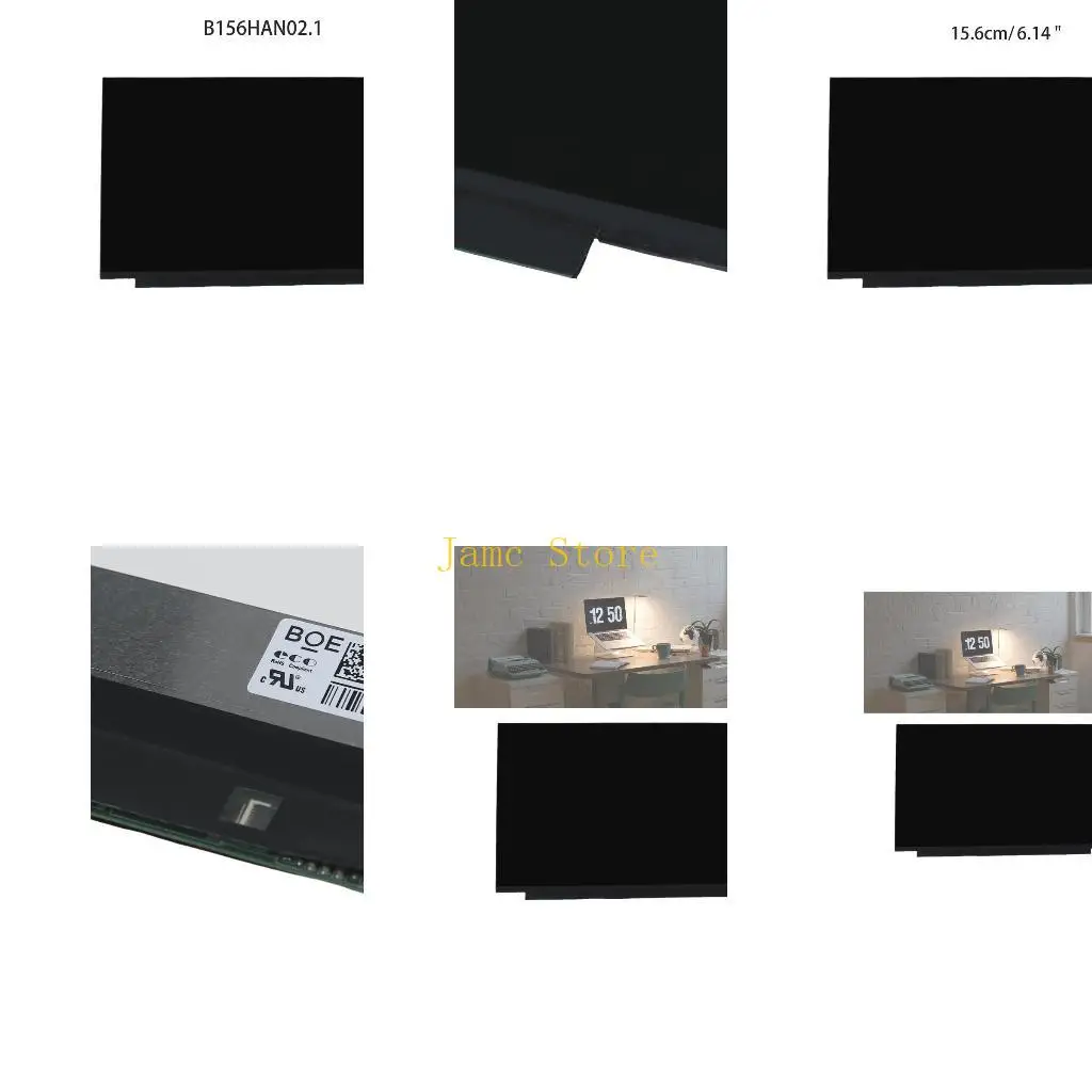 LX0B Original 15.6'' eDP Panel LED LCD Screen Display Panel B156HAN02.1 30pin Matte With Ear / Without Ear