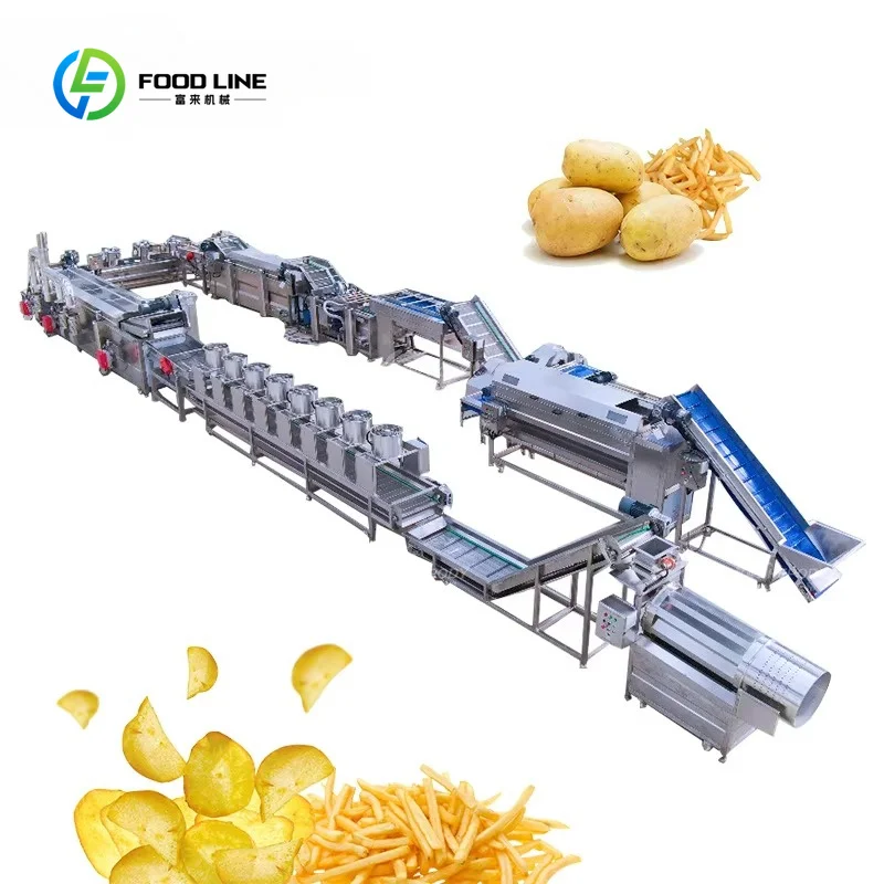 Customized Competitive Price Potato Crisp Production Line Frozen French Fries Processing Equipment of Factory