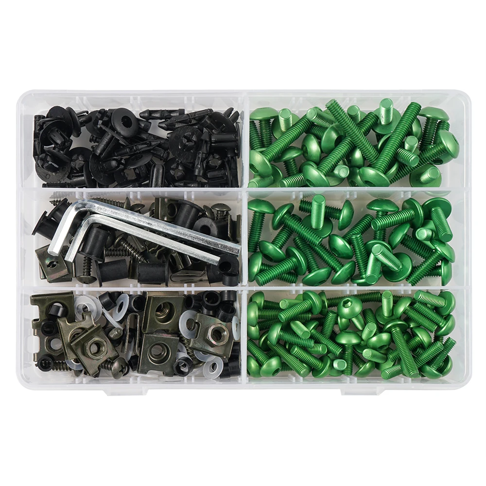 253PCS Verkleidung Bolzen Kit Befestigungs Clips Schraube Für Yamaha MT03 MT07 MT09 YZF R1 R3 R6 R7 FZR400 600 750 Suzuki GSXR600 750 1000