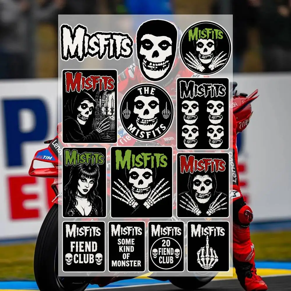M-Misfits Japanese Motorcycle Sticker Suitable for Motorcycle Body Reflective Car Sticker Helmet Decal