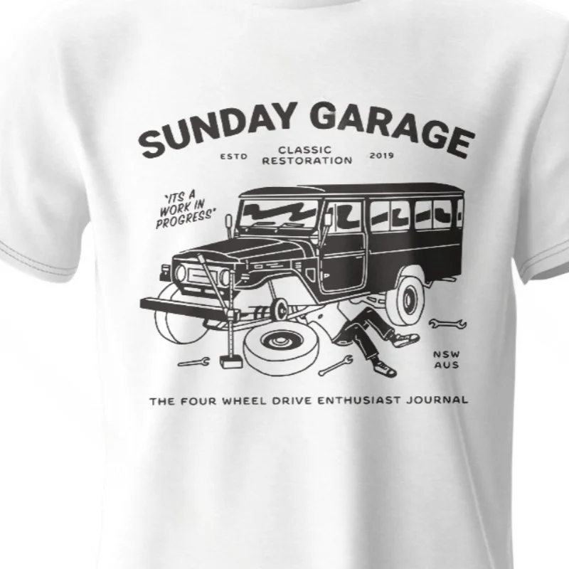 Camiseta Retro Sketch Car 100% algodón Premium ajustada dibujada a mano camiseta clásica para hombres y adolescentes m
