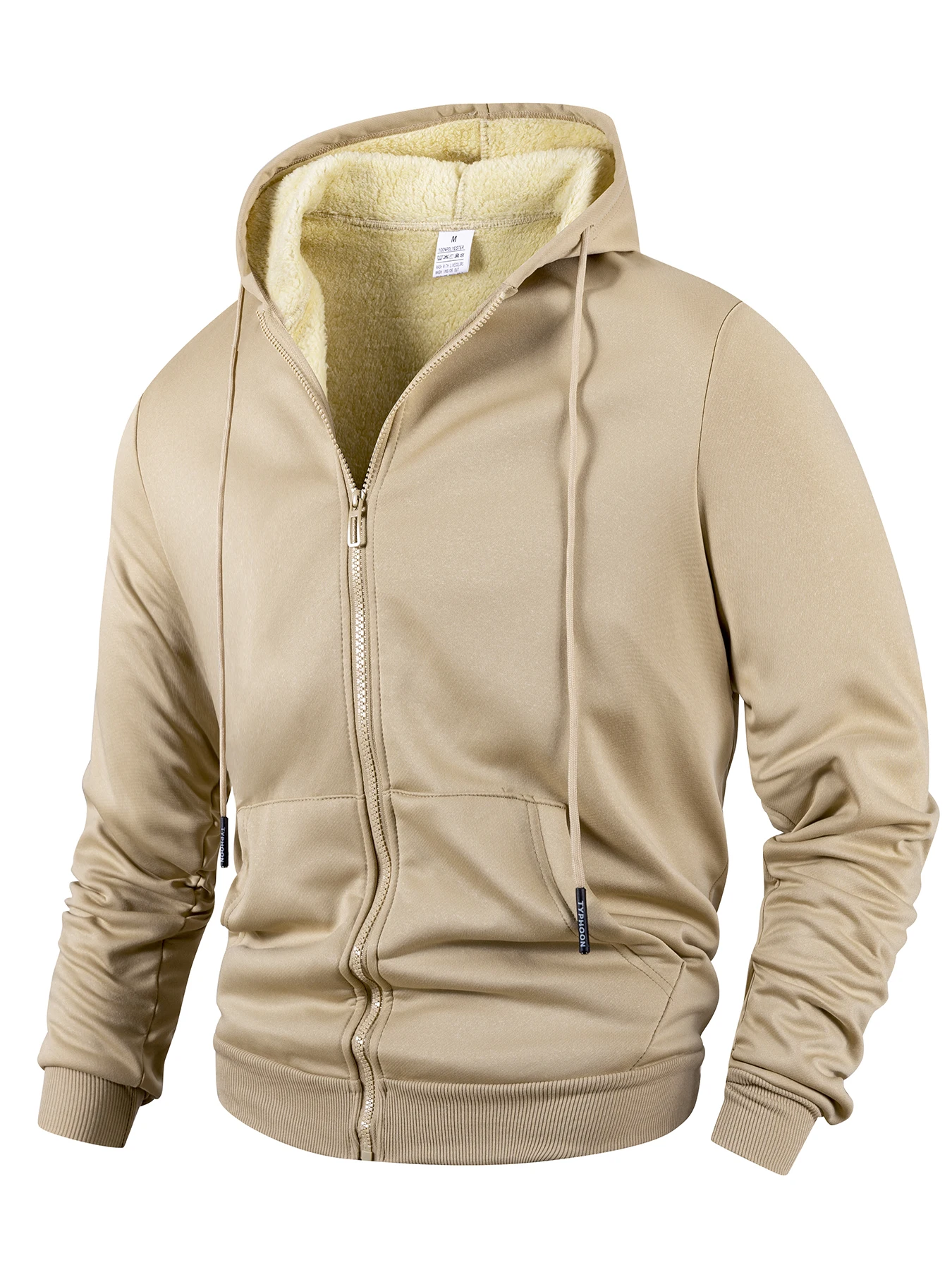 Sherpa Hoodie Fleece - Winter Men's Daily Outdoor Sherpa Fleece
