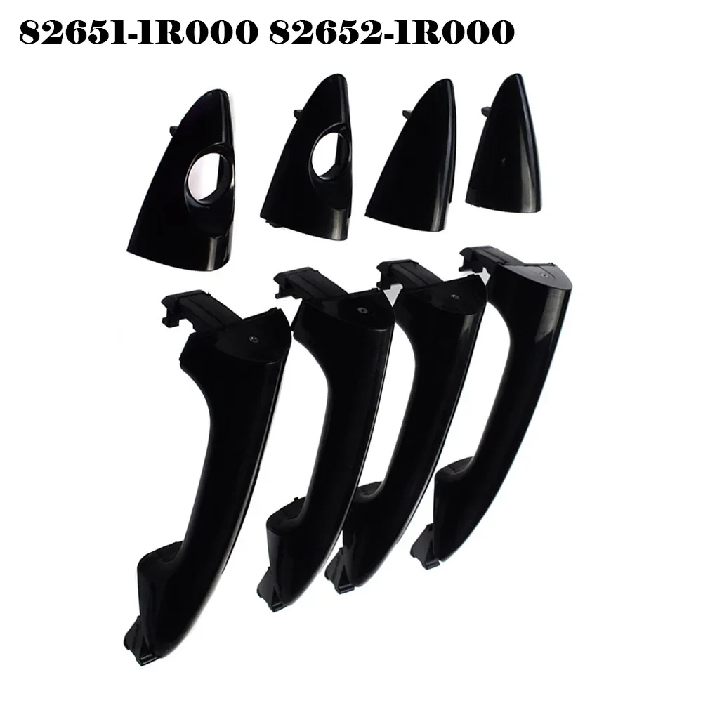 

Ручки дверные пластиковые 82651-1R000, аксессуары, черные, для Hyundai Accent 2012-2016, передние и задние, практичные