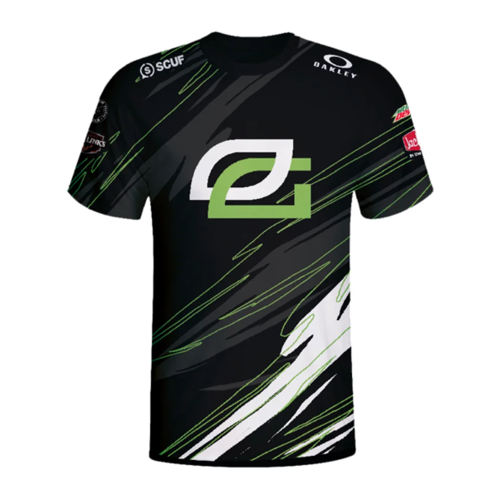 Optische Pro Vloeibare Team Jersey Esports Game Uniform Fans Custom Id Tops Zomer Ademend Lange Korte Mouw T-Shirts Jongens T-Shirts