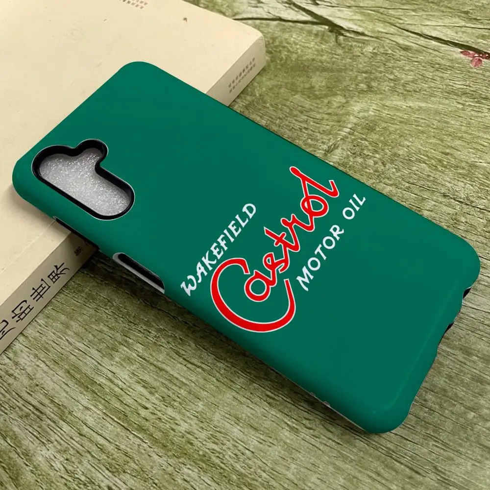 

Castrol-S Phone Case for SamsungS25 Film Shell GalaxyS24Ultra 23plus S22 21 A56 36 26 16 Luxury Double layer Cover