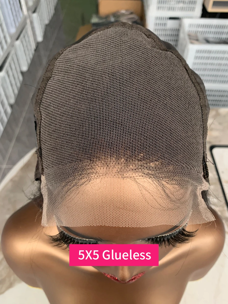 250% 10A Raw Vietnamese Transparent Lace Frontal Wig Human Hair 13x4 13x6 Bob Preplucked Bleached Knots Human Hair Wig for Women image 2