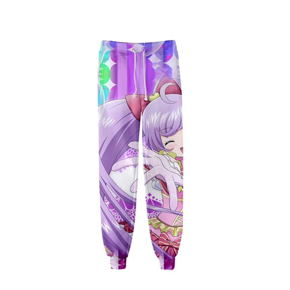 Latest 3D Idol Time Pripara Men/Women Neutral StyleThreaded Bunched Trousers Japan Kawaii Threaded Bunched Leg Pants