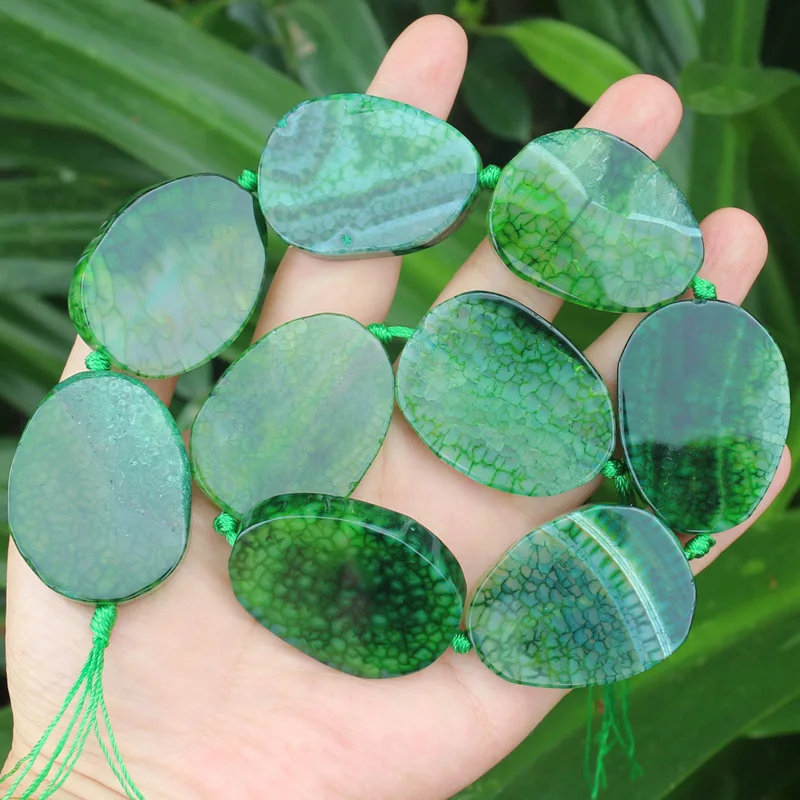 

Big 30-70mm Smooth /Faceted Irregular Multicolor Agate Beads , For DIY Jewelry making，Necklace , Bracelet，Pendants ！