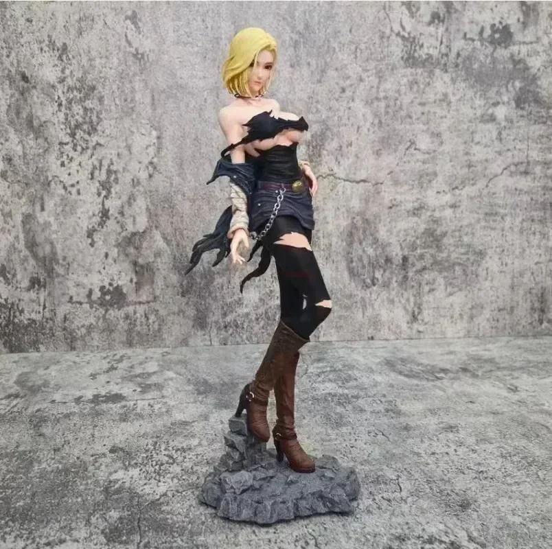 30cm Dragon Ball Z Figures Android 18 Anime Figure Doll Action Pvc Toys Collection Hero Belief X Hunter Fan Decor Children Gifts