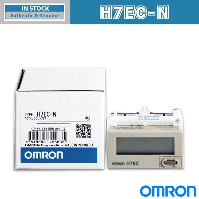 New Authentic Original OMRON Self-powered Totalizer Time Switch Tally Counter H7EC-N H7EC-NV NFV B H7GP-CD H7HP-A C8D TB