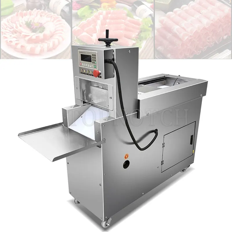 Commercial CNC Double Cut Lamb Roll Machine Stainless Steel Meat Cutting Machine 220V 110V