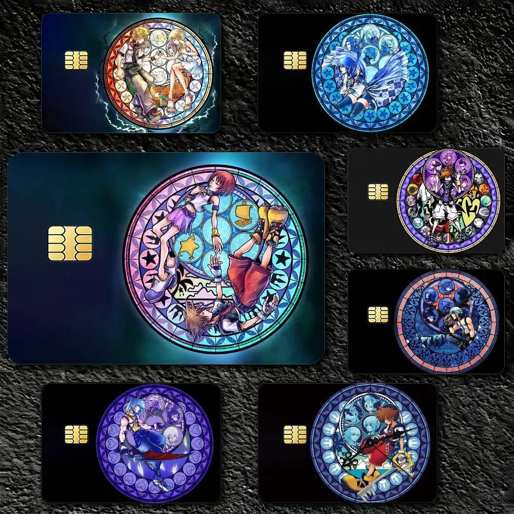 

K-Kingdom Game H-Hearts Decorative Waterproof Film Skin Cover Credit Card Stickers Debit Front Bank Bus Pass