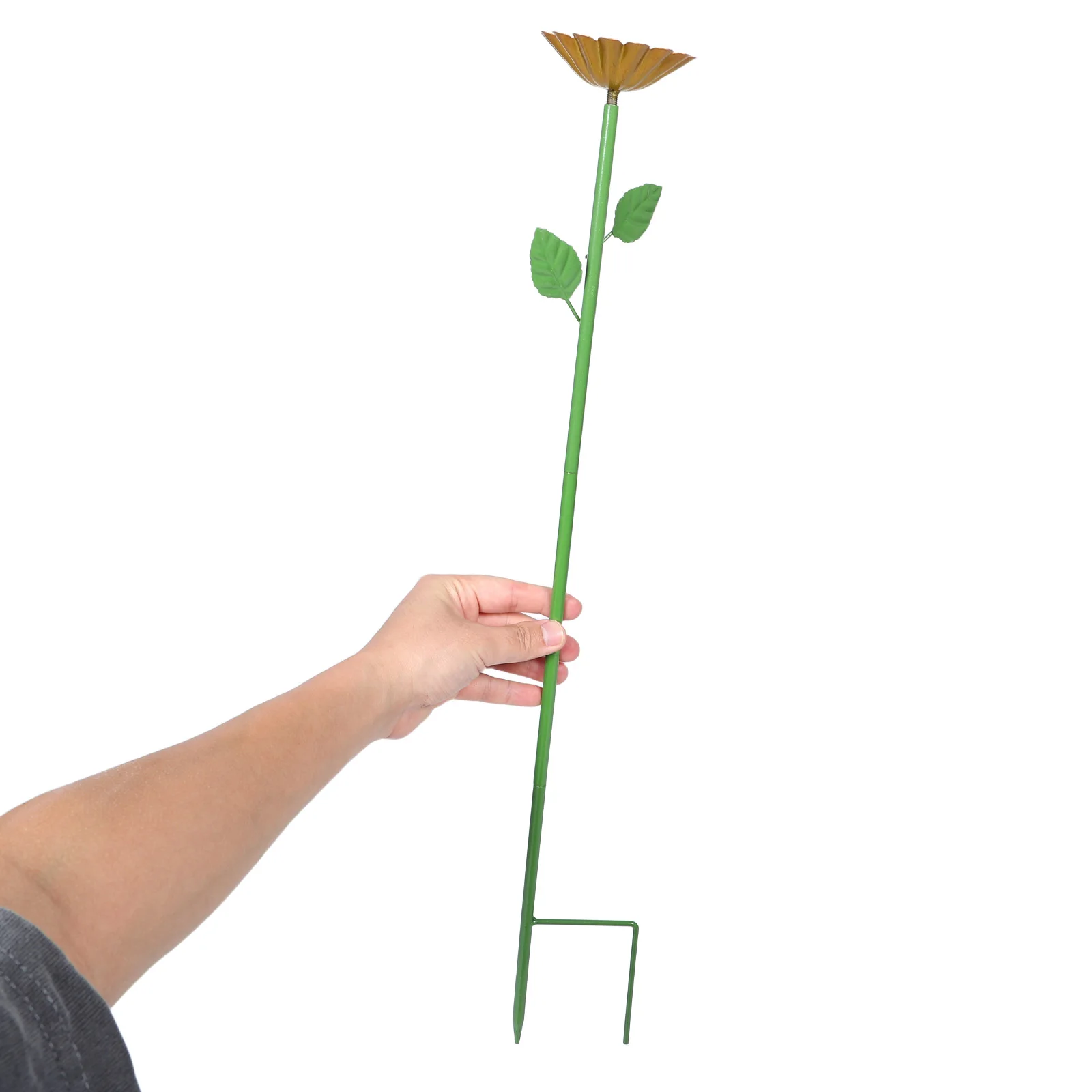 

4Pcs Flower Shape Bee Watering Station Outdoor Hummingbird Feeder Metal Bird Water Cup Garden Yard Decor Bee Water Feeder Cup