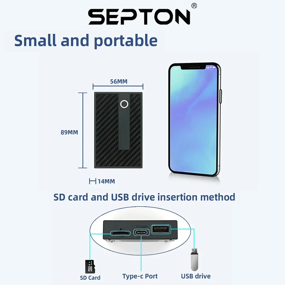 SPTON cableado a inalámbrico Carplay Ai Box inalámbrico CarPlay Android Auto adaptador accesorios de coche compatible con Netflix YouTube