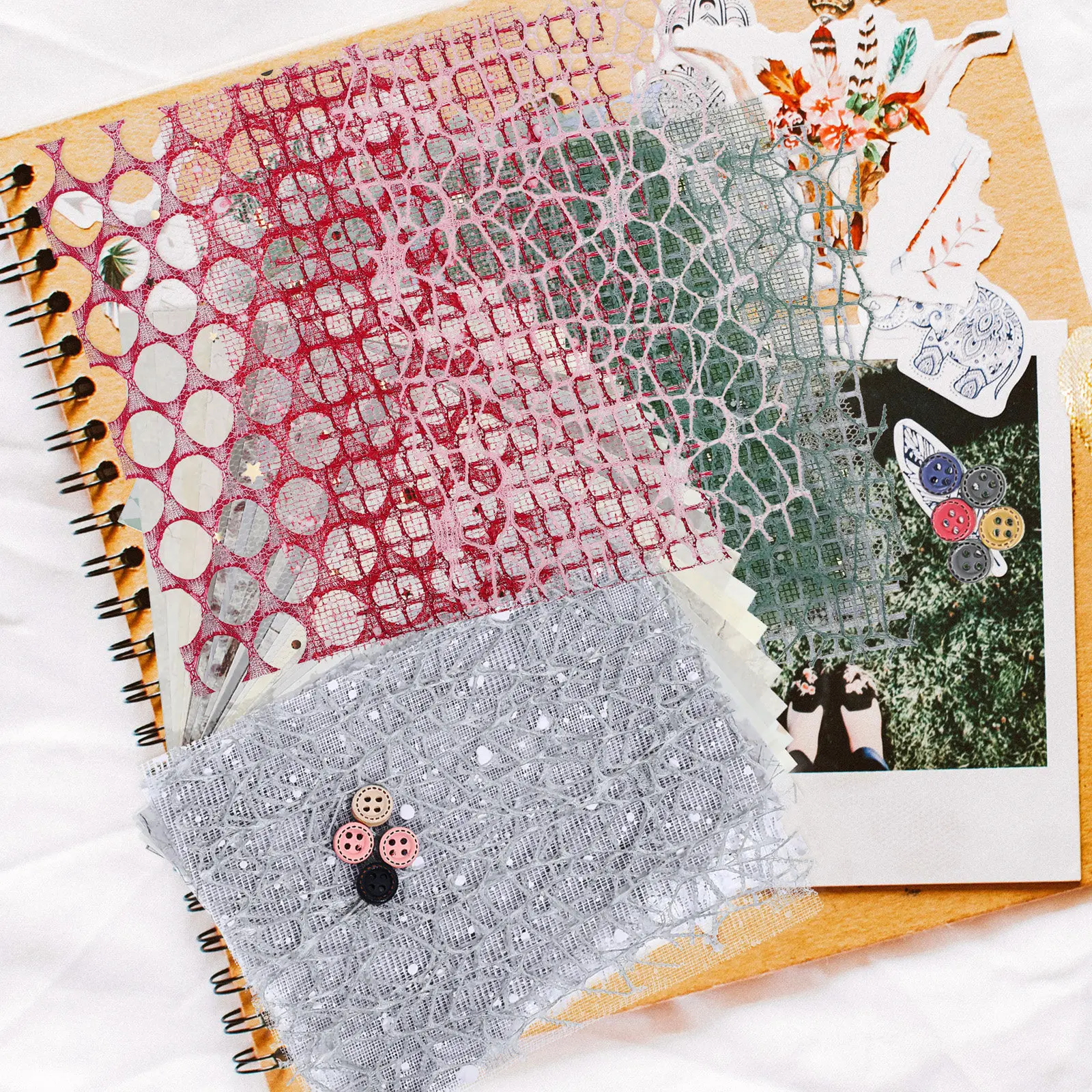 

6 наборов эстетичных ретро-бумаг для скрапбукинга, текстурированные листы для фонов джанк-журналов, материалов для DIY-планировщиков и поделок