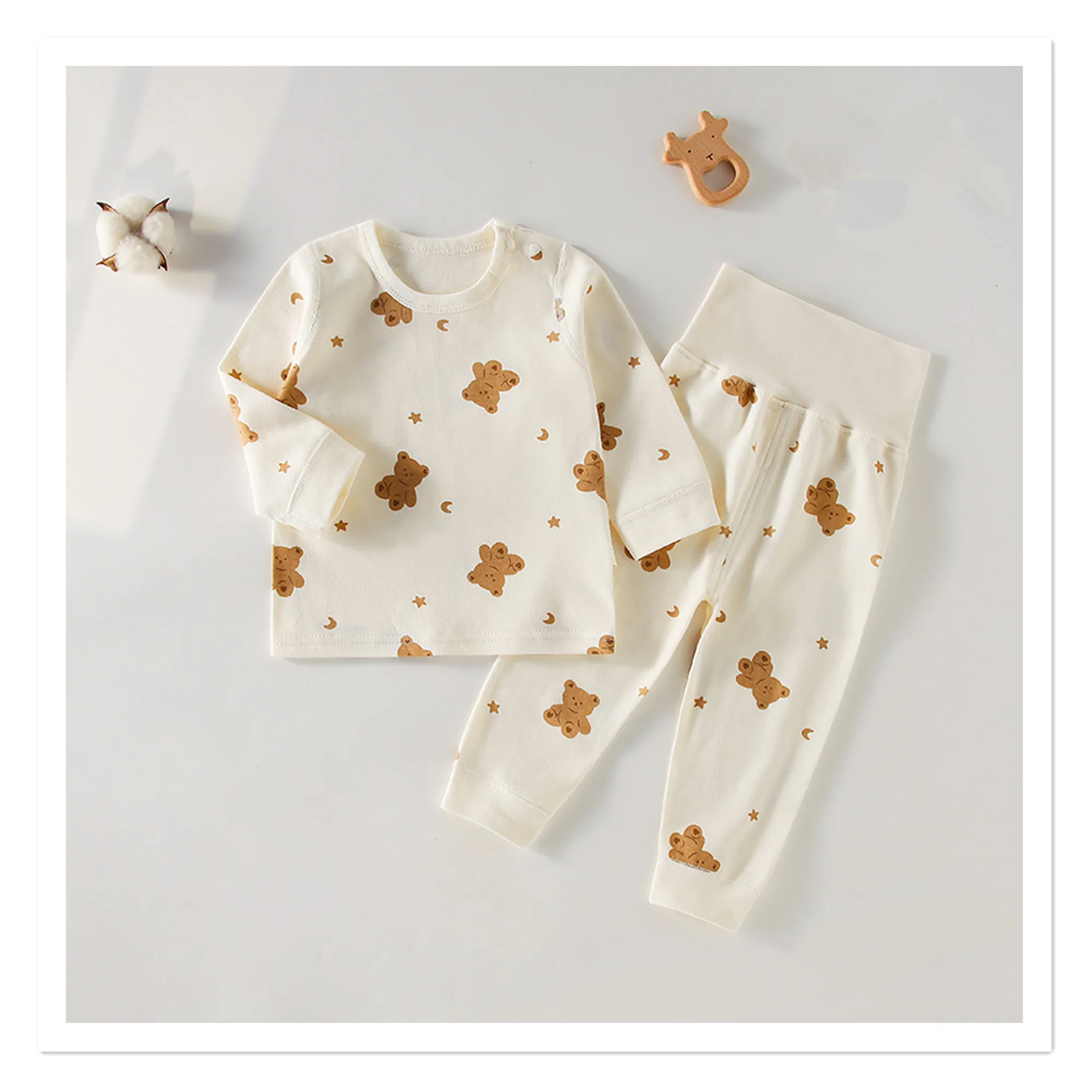 Wholesale of children's pure cotton underwear, boneless A-class baby autumn clothing, autumn pants, autumn clothing, baby clothi