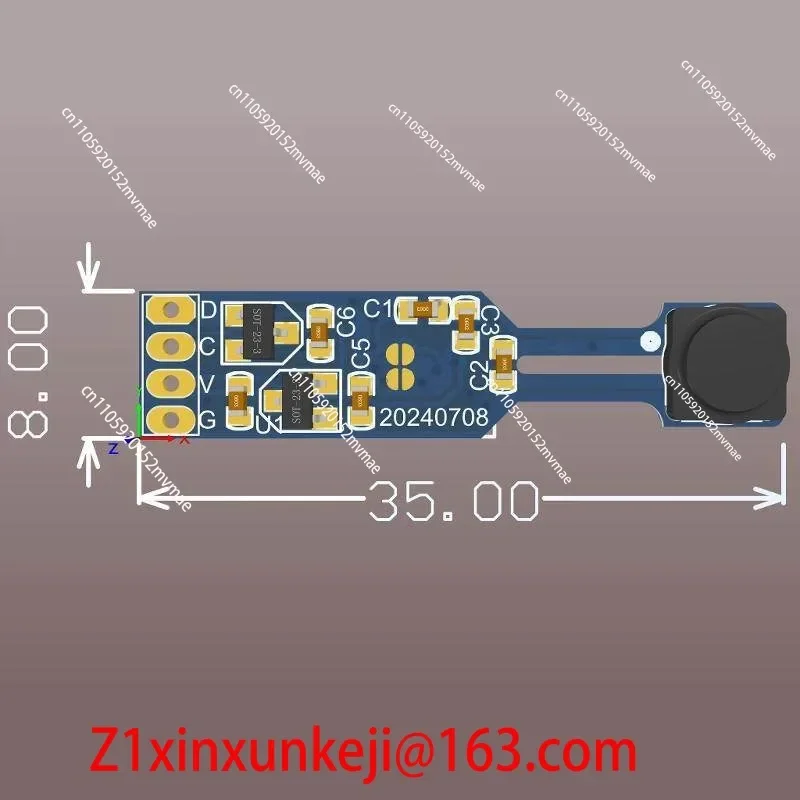 SHT40SHT41SHT45 Temperature and Humidity Sensing Modbus Temperature and Humidity Module