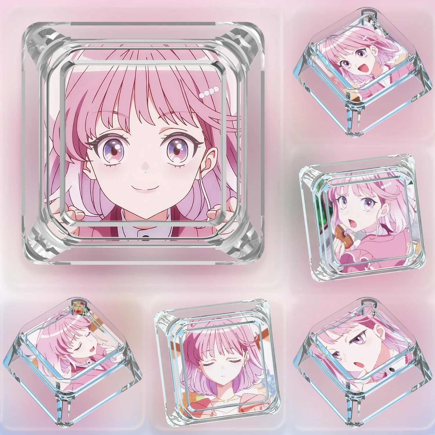 

Diy Goddess Story Maebashi Witchesed Mechanical Keyboard Keycaps Cross-Axis Mechanical Keyboard Pc Personalized Keycaps Gift Toy