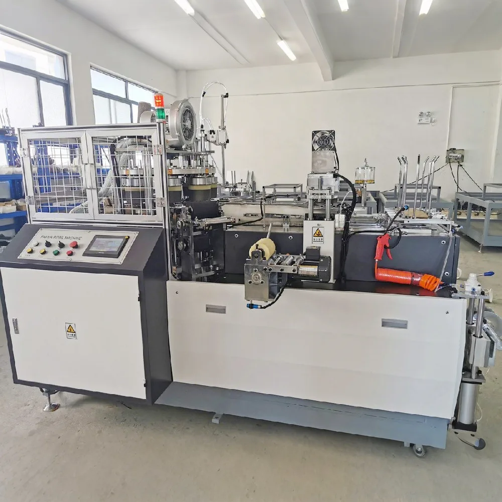 عالية السرعة وذكية المتاح جدار واحد PLA/PE كرافت ورقة طبق للسلطة خلع الحاويات آلة صنع وعاء الورق