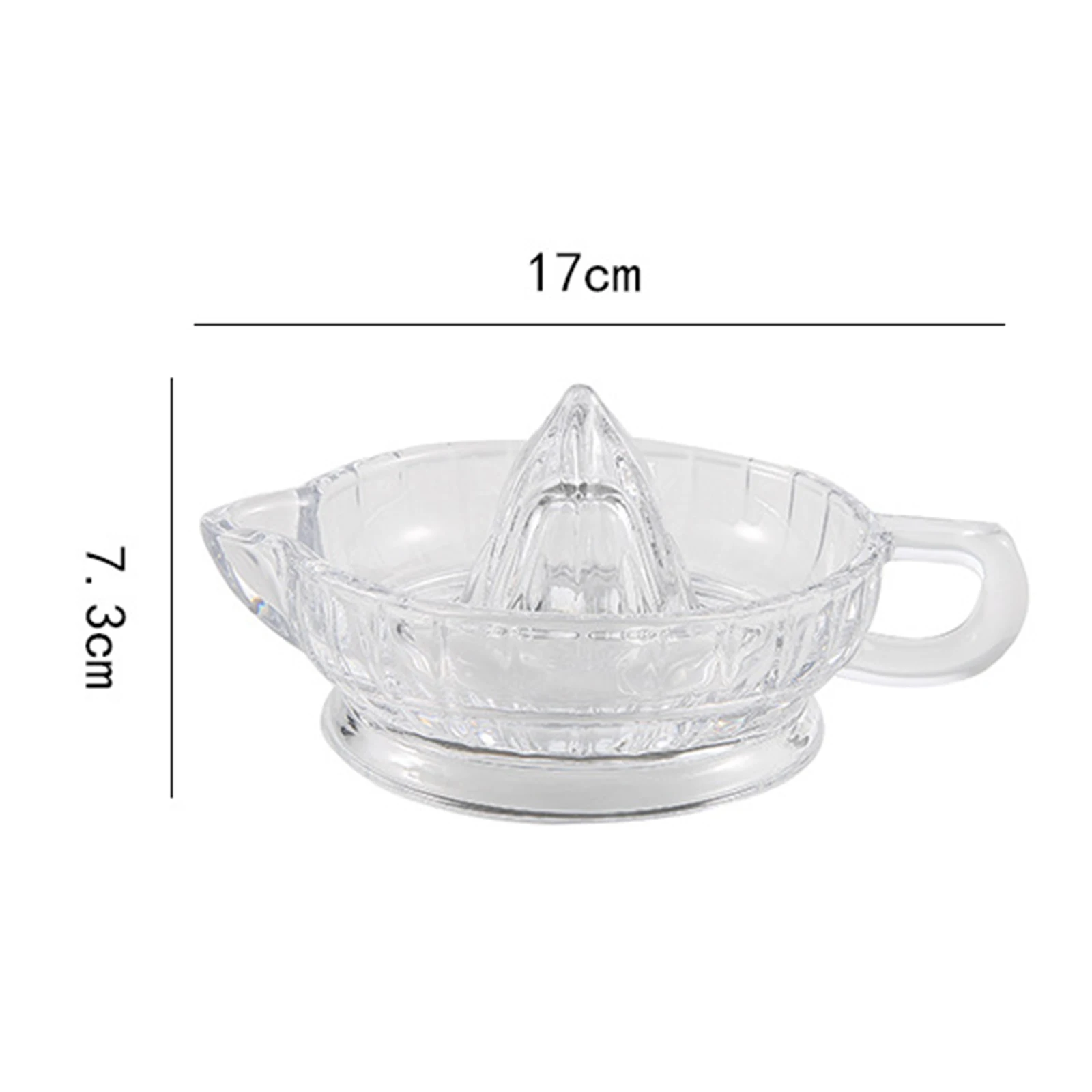 For Citrus Fruits Lemon Orange Grapefruit Kitchen Tool Juice Squeezer Multifunctional Glass Manual Juicer