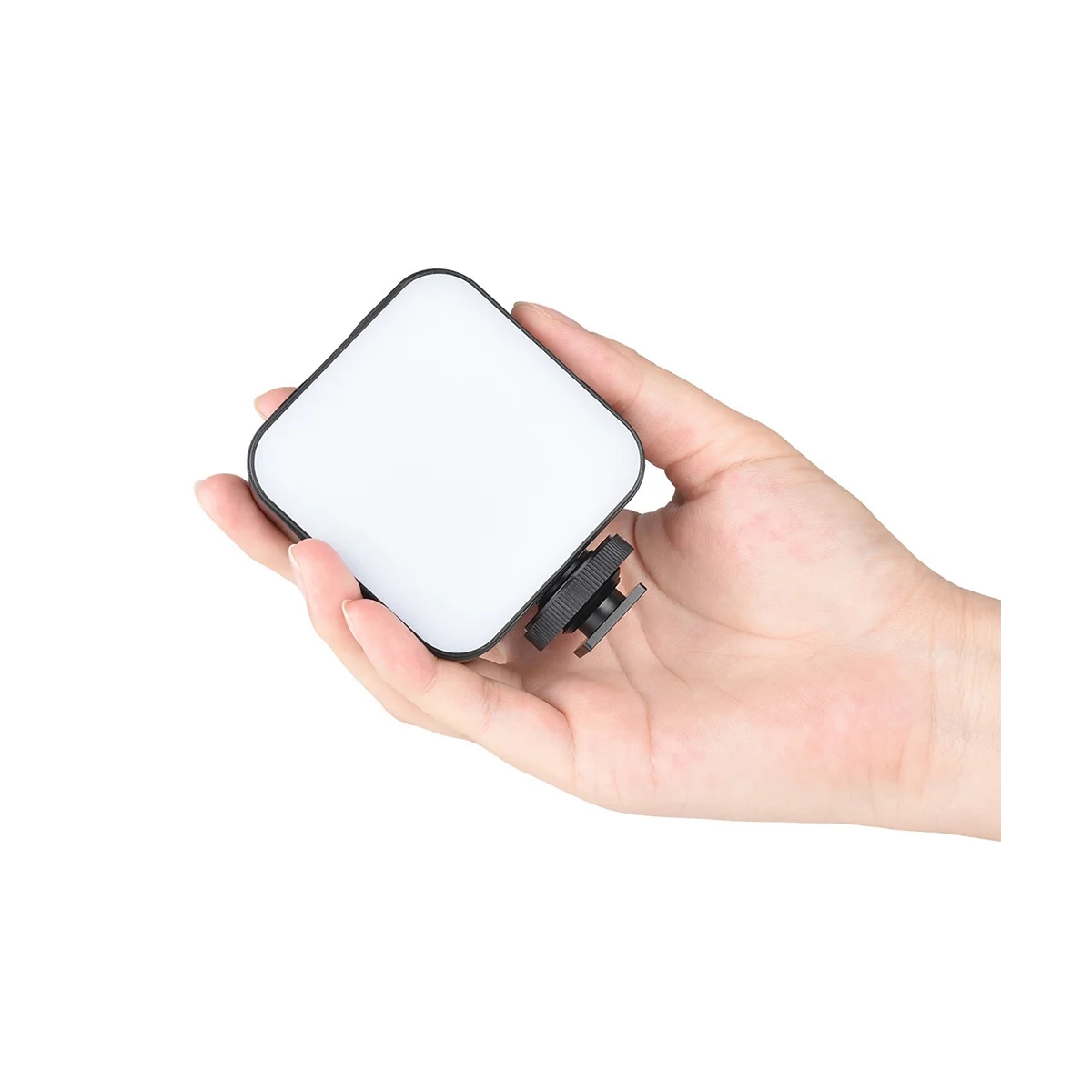 PQWN! Mini LED Video Light Photography 2W Dimmable 6500K Fill Panel Lamp for Camera Smartphone Laptop