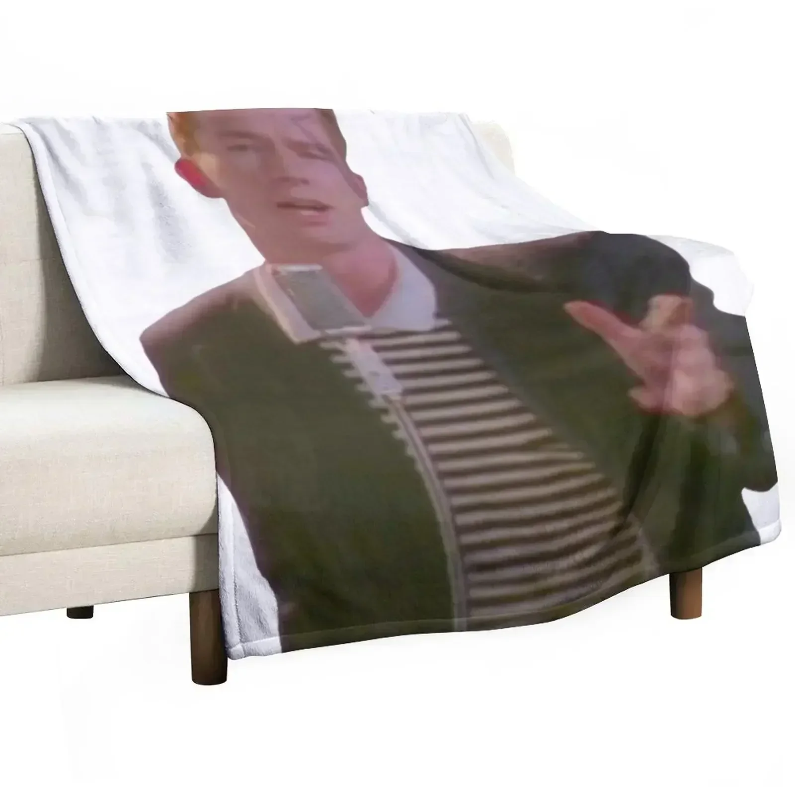 Never gonna give you up Throw Blanket Kid'S Sleeping Bag funny gift Sofa Throw Hairys Blankets