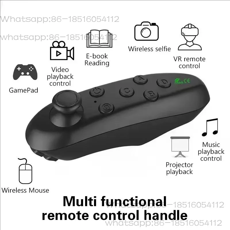 Remote Control Mobile Phone VR Glasses Wireless Android Smart Phone Gamepad Remote E book Page Turning Lever