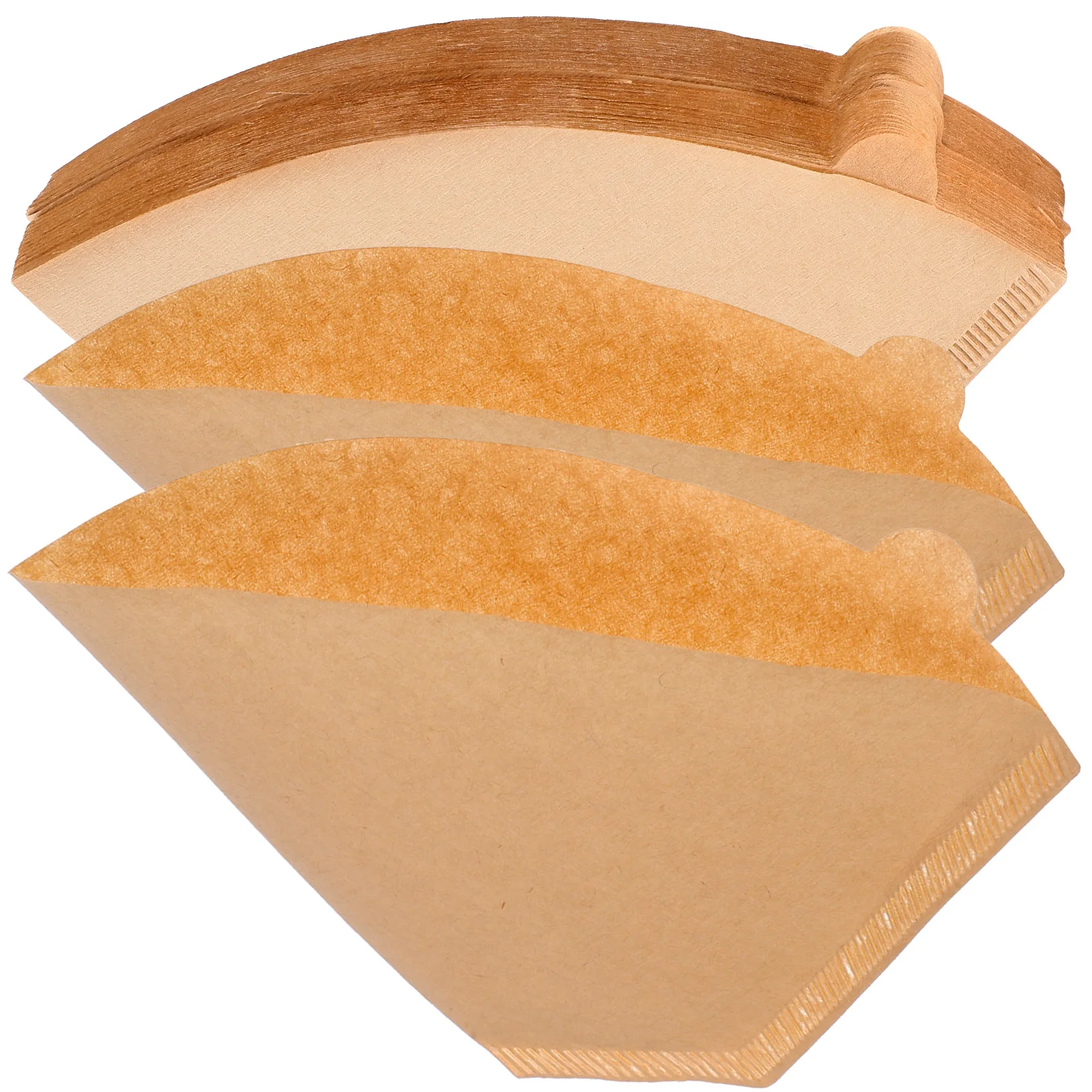 

200pcs Paper Unbleached Cone Shape Raw Wood Pulp Daily Use Accessories Coffee Coffee Maker Accessories Maker