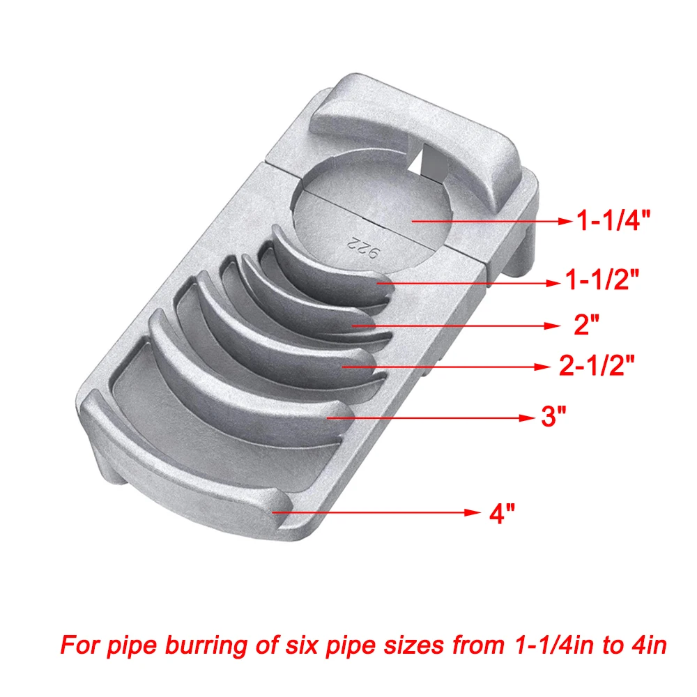 Deburring Tool for PVC Pipe Reamer Deburrs PVC Pipe Reamer Pipe Deburring Reamer Plumbing Tool Wide Application 1-1/4 To 4 Inch