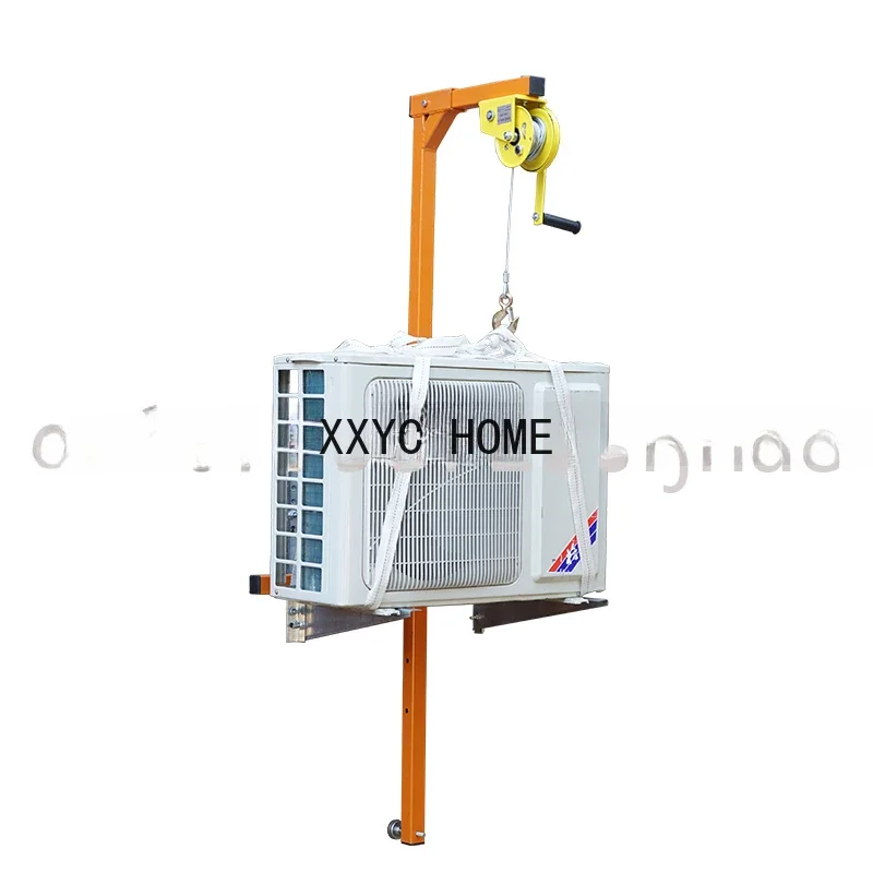 Installation of Air Conditioner Outdoor Condenser Artifact Hoisting Air Conditioner Disassembly Foxy Crane Hoisting 1p2p3p