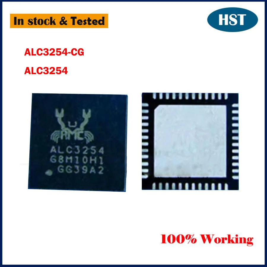 

Новая Оригинальная микросхема усилителя звуковой карты ALC3254-CG ALC3254 QFN48 IC