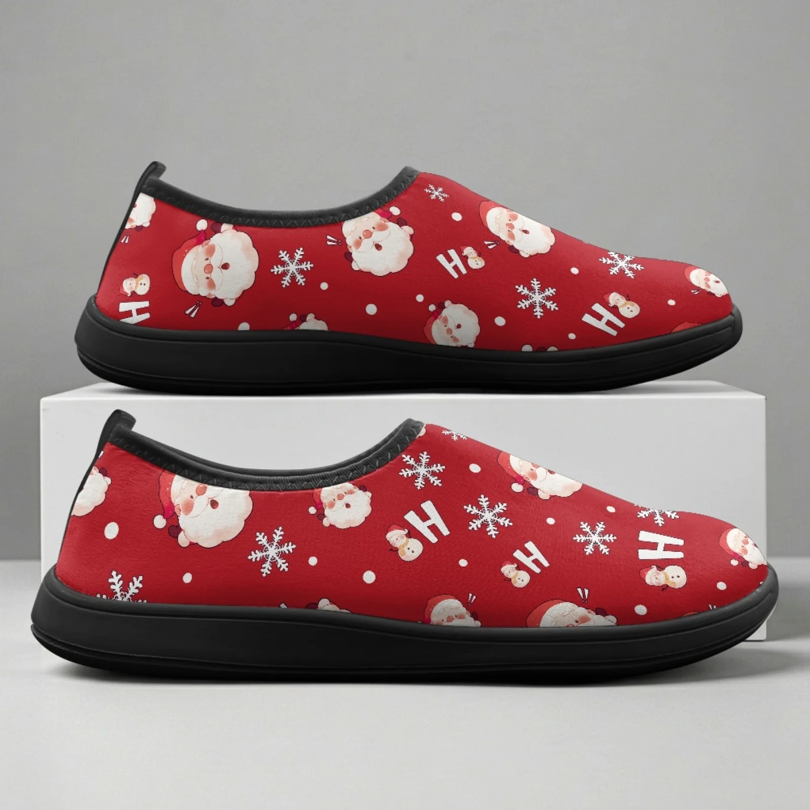 PENSTROLL Santa Claus New Arrival Sports Shoes Polyester & EVA Sneakers Wide Toe Walking Flats for Running