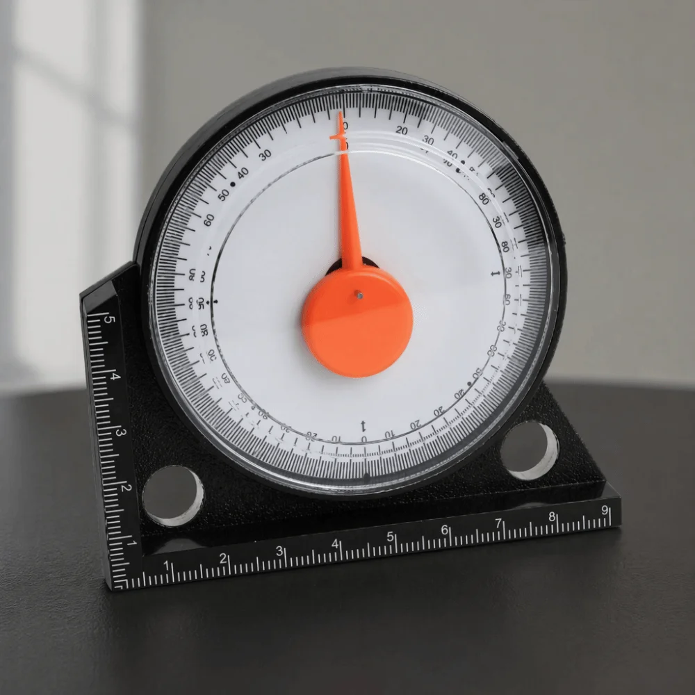 High Accuracy Angle Finder Tool Sturdy Construction Clear Scale Slope Inclinometer Engineering Plastics Angle Locator