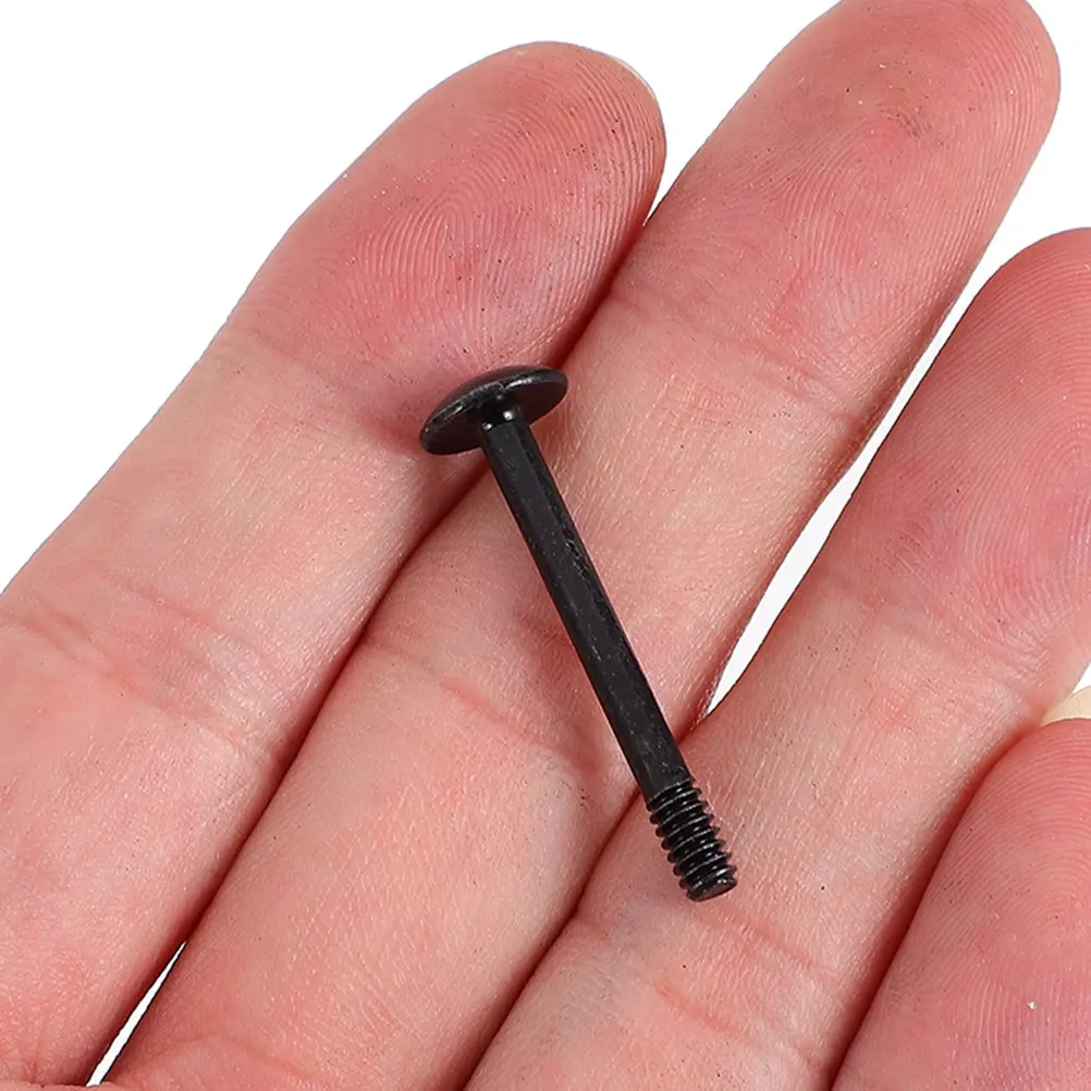 30Pcs Water Cooling Fan Screws Heavy Duty Iron Self Tapping Screws for Computer Chassis Radiator Mounting Long Screw Set for Pc