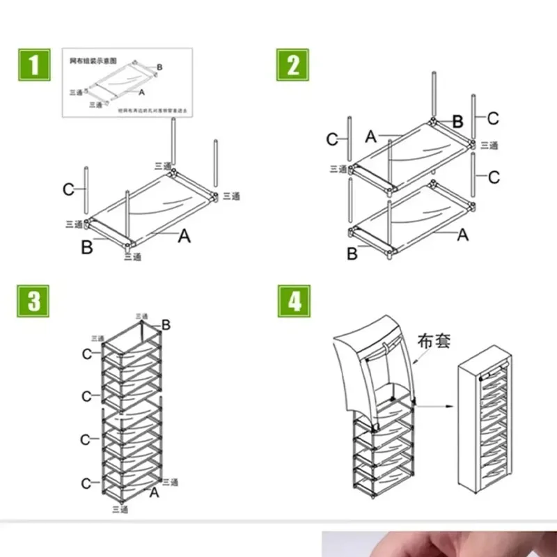 Multi-story dormitory simple cabinet home simple shoe rack space saving and economy new home dustproof shoe cabinet