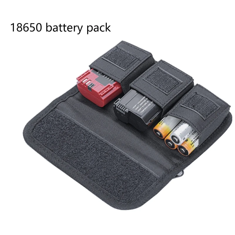 Kamera-Akku für Gehäuse mit SD-Kartenhalter-Tasche für LP-E6/EN-EL15/NP-FW50/NP-F550/ AA-Akku und TF/SD-Speicherkarte – Detail 2